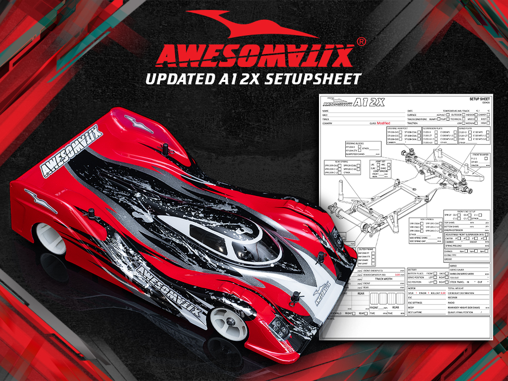 ⚙️🆙 Awesomatix A12X Editable Setup Sheet update 🆙⚙️ Update