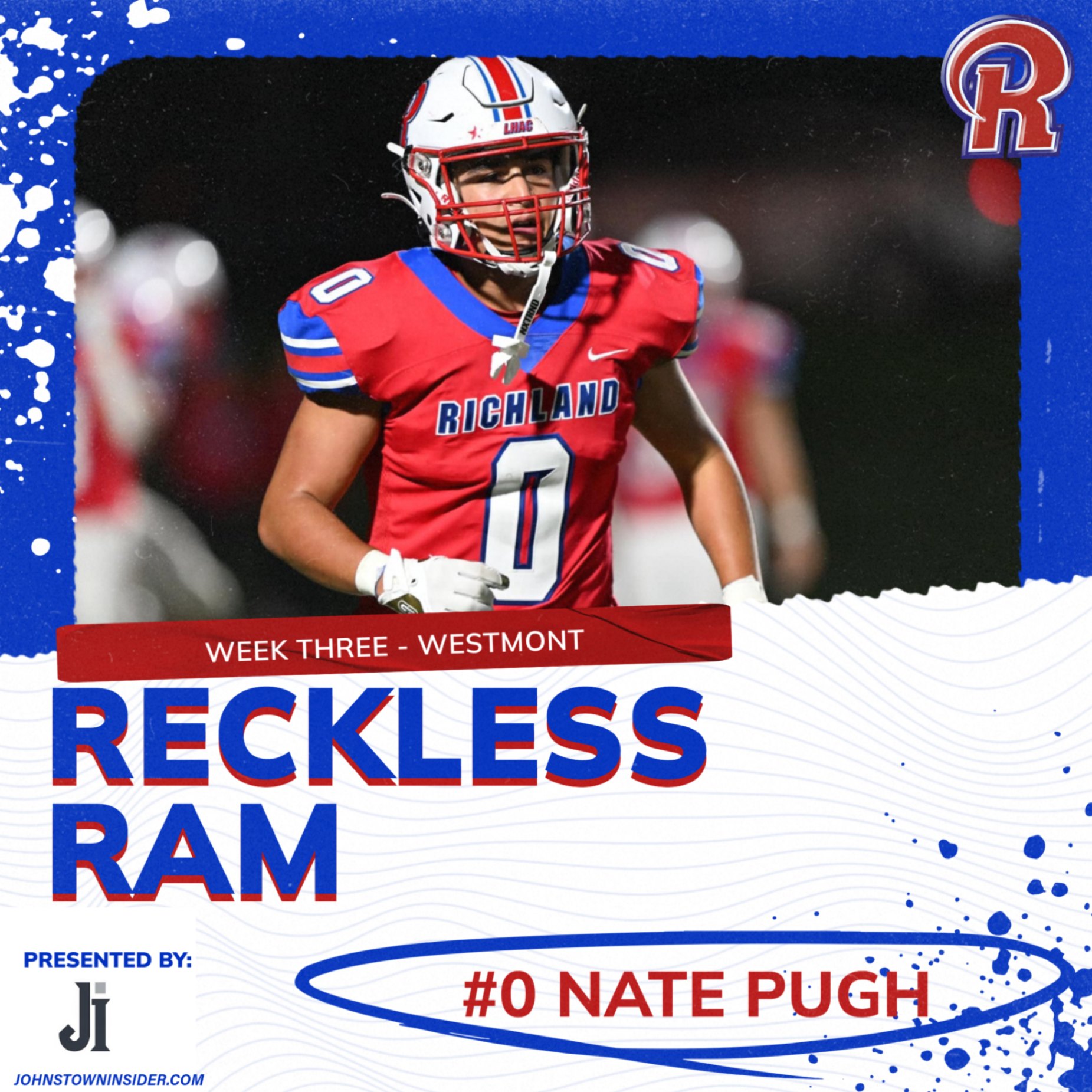 Congratulations to our Week 3... - Richland Rams Football | Facebook