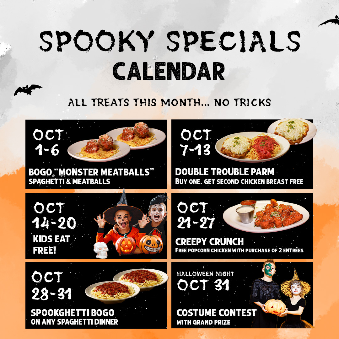 Spaghetti - October just got a whole lot tastier at Spaghetti Warehouse ...