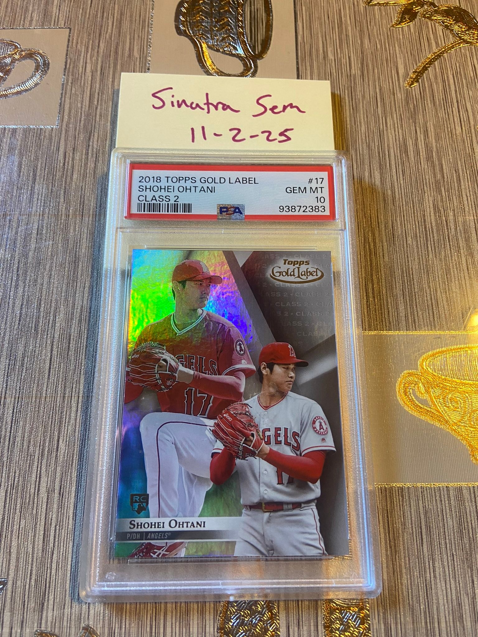 Does anyone have any interest in this 2018 Topps Gold Label Shohei 