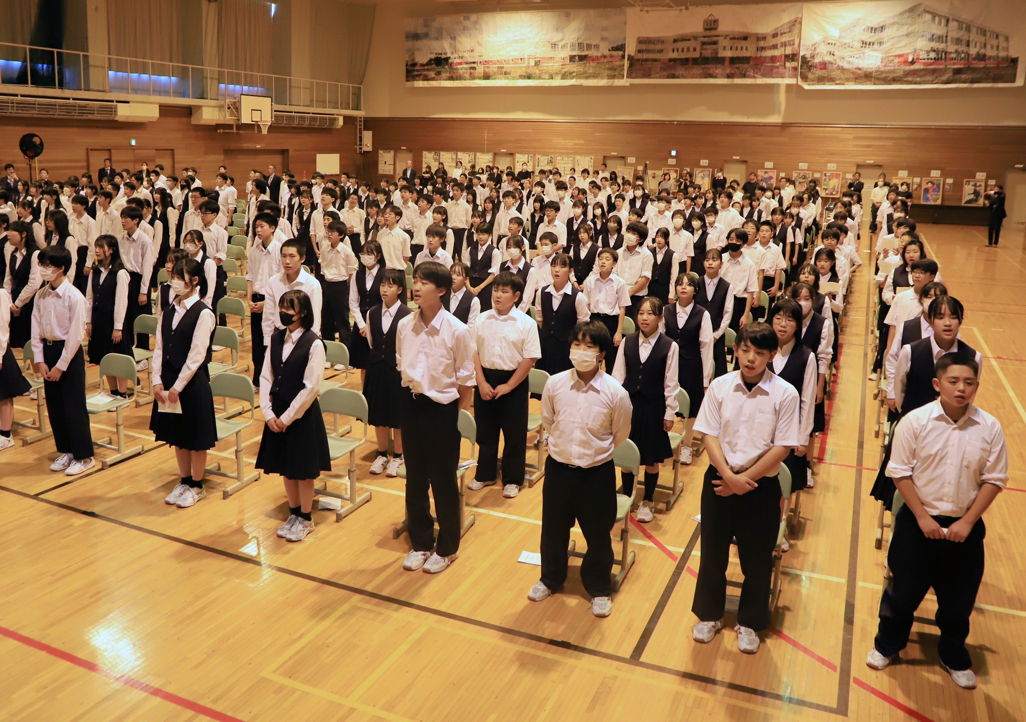 プレス空知 - 10月8日付けより 来年度から新学校に移行の砂川中で閉校式 31年の歴史振り返る... | Facebook