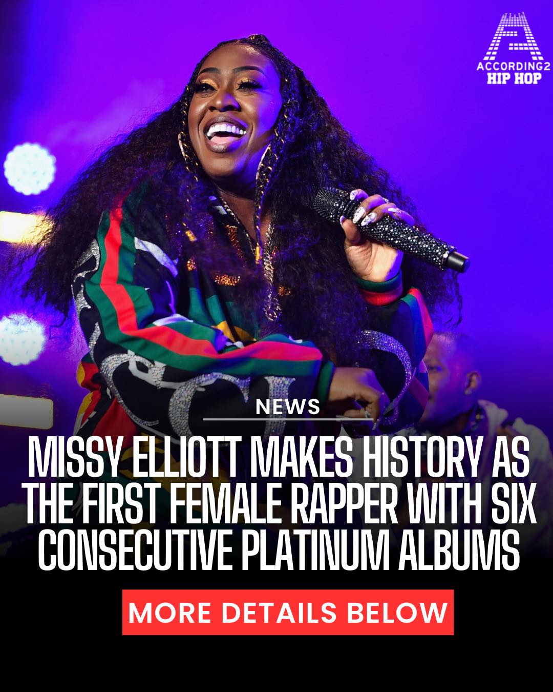 Missy Elliott Makes History As The... - According 2 Hip-Hop | Facebook