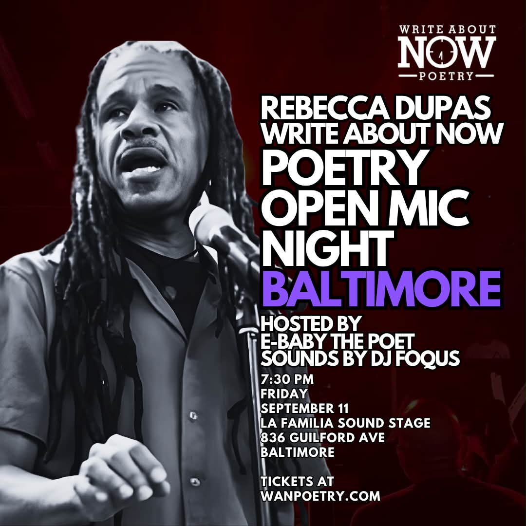 Calling all poetry lovers in Baltimore and the greater DMV area