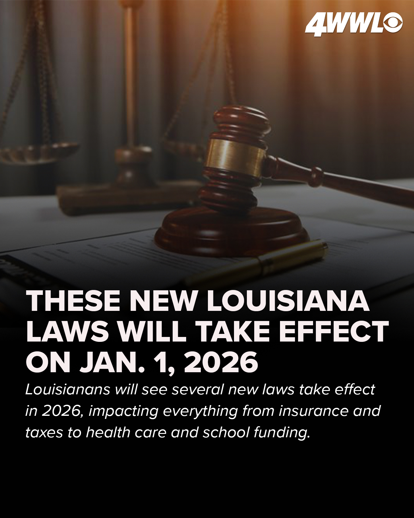 WWLTV - Here's a look at the Louisiana laws going into effect on Jan. 1 ...