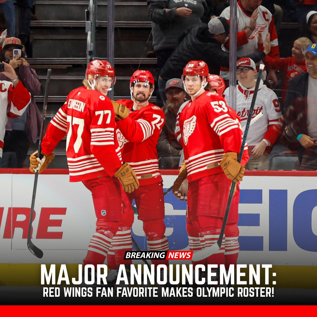 Red Wings fans - Olympic roster announcement! 🚨 ..... | Facebook