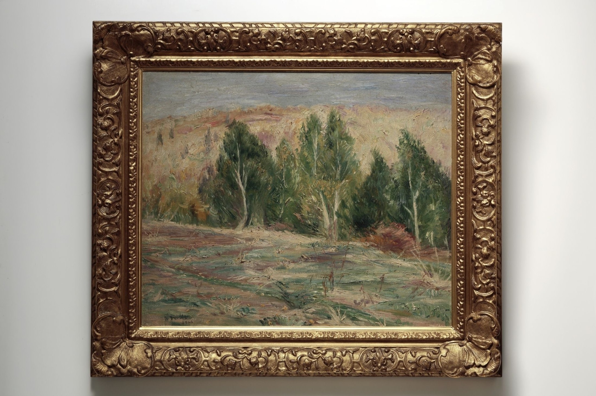 台灣50美術館 - 田邊至〈野尻湖畔新綠〉 油彩／畫布 60.5 × 50 cm 約1920年代... | Facebook