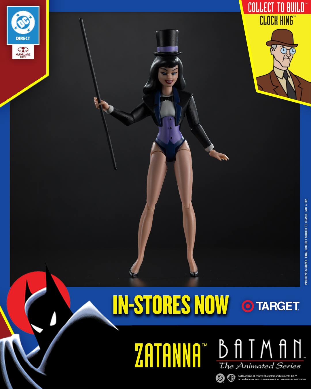 Zatanna™ from Batman: The Animated Series™ is available in-stores