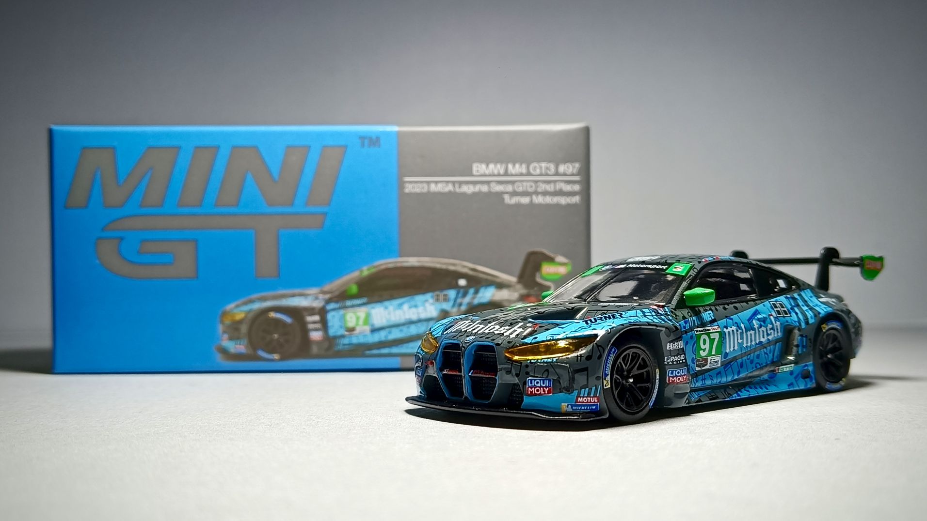 分享文》 今日再分享一款還MINI GT BMW M4 GT3 (((到底欠了多少台車還