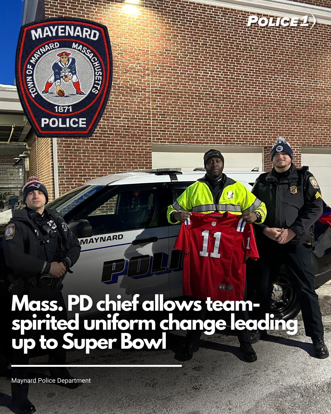 Police1 - “All sworn personnel may wear a New England... | Facebook