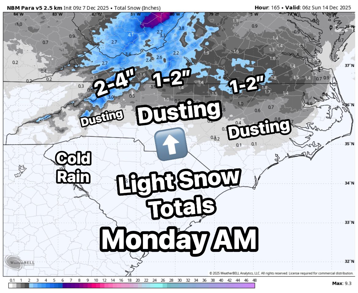 Chris - Monday AM Snow Potential: What the totals actually look like ...
