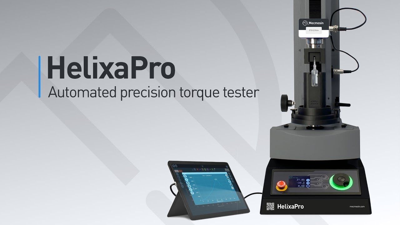 Mecmesin - Meet Mecmesin HelixaPro: precision torque testing built for ...