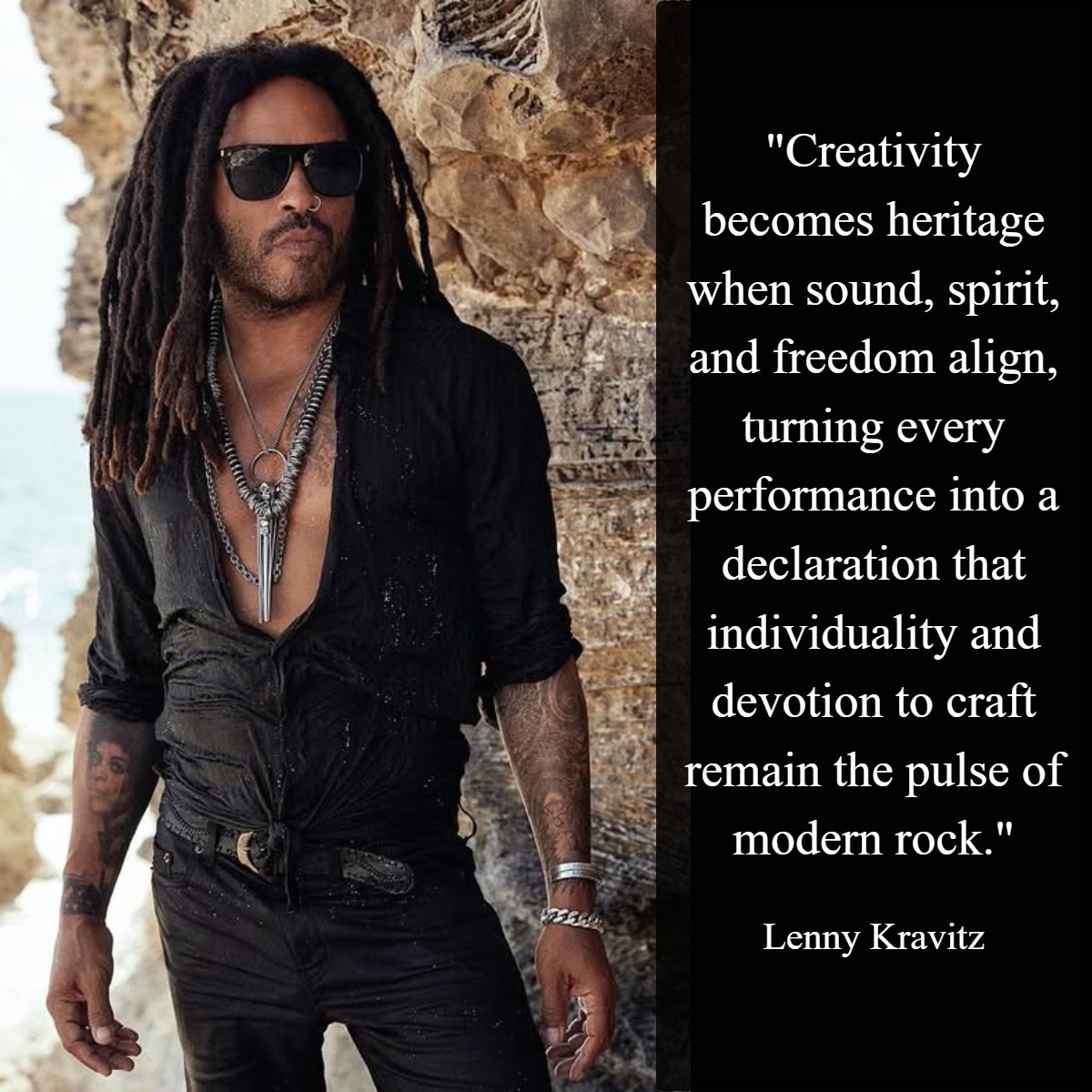 Lenny Kravitz emerged at the end of the 1980s with Let Love Rule 