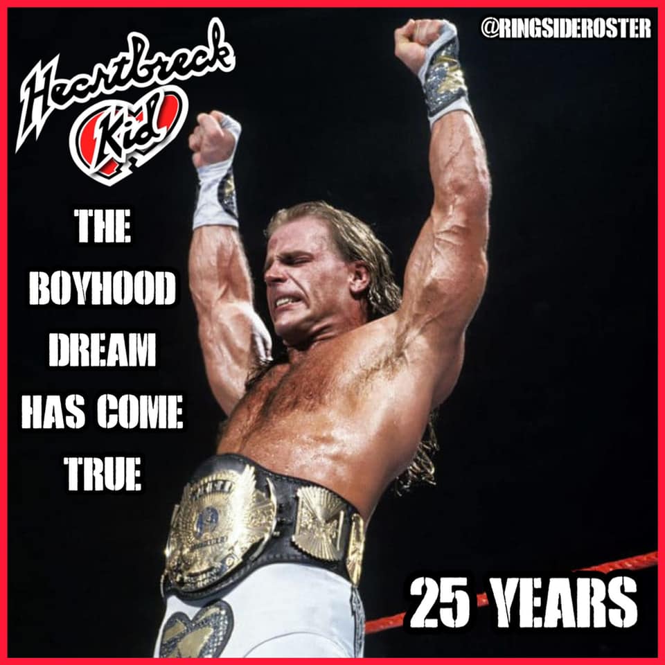 The Boyhood Dream has come true for Shawn Michaels” 28 years ago