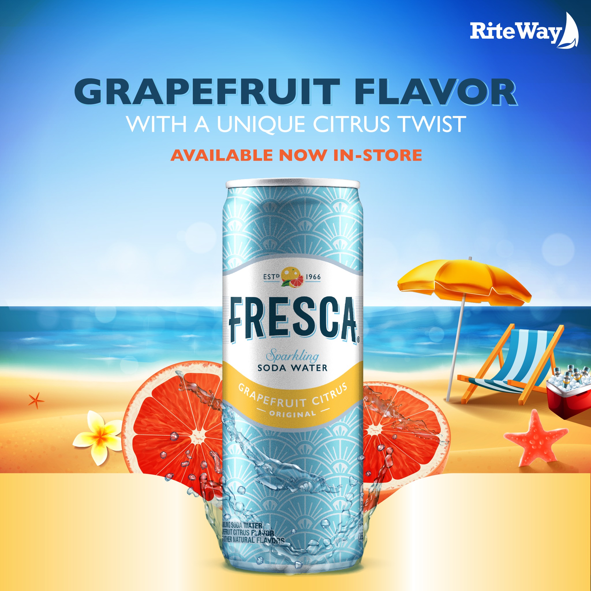 Rite - Sip into something refreshing! 🍊 The NEW Fresca Grapefruit ...