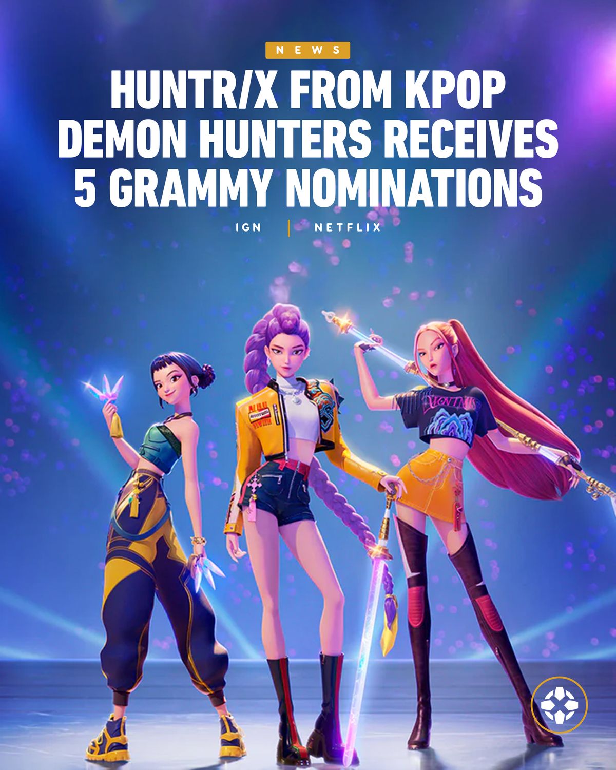 KPop Demon Hunters' HUNTR/X announced for The BRIT Awards 2026