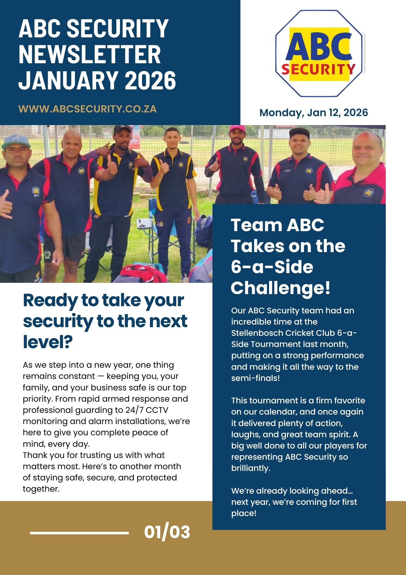 ABC Security - 🚨 January 2026 Newsletter is here! 🚨 Our... | Facebook