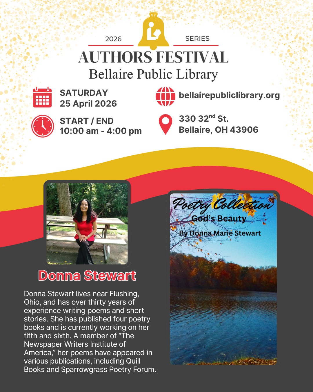 We're excited to share two more authors joining us for the