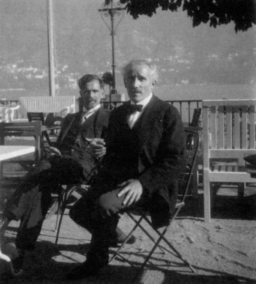 Zoltán Kodaly and Arturo Toscanini at Lake Como, October 1928