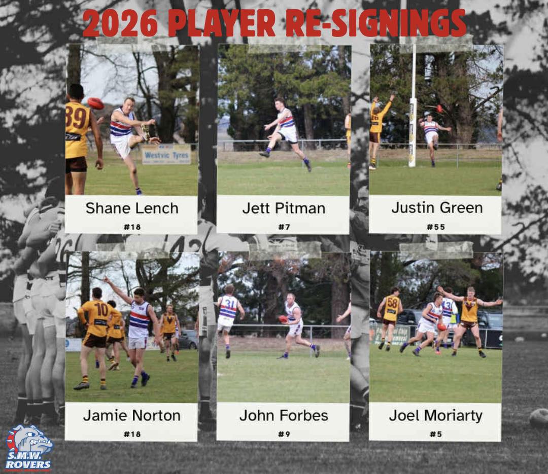 🚨 2026 PLAYER... - SMW Rovers Football Netball Club | Facebook