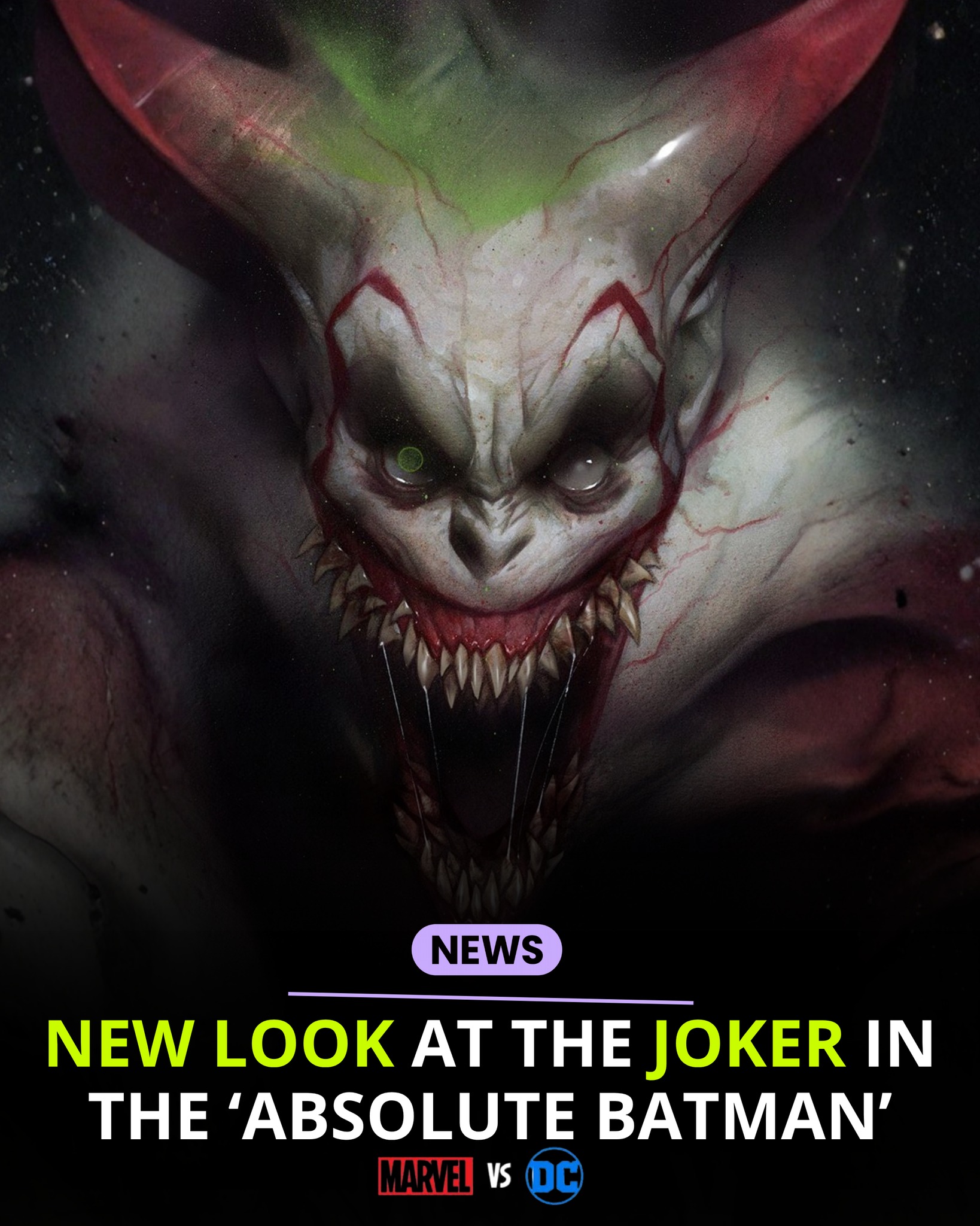 Marvel - New look at The Joker in the upcoming ABSOLUTE BATMAN comic ...
