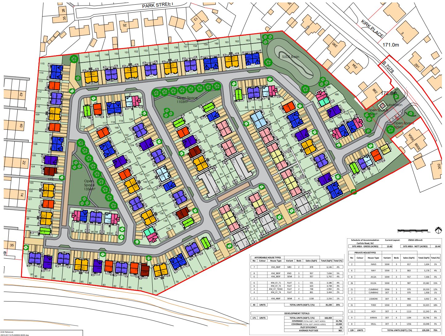 Cllr - Application for residential development comprising 171 ...