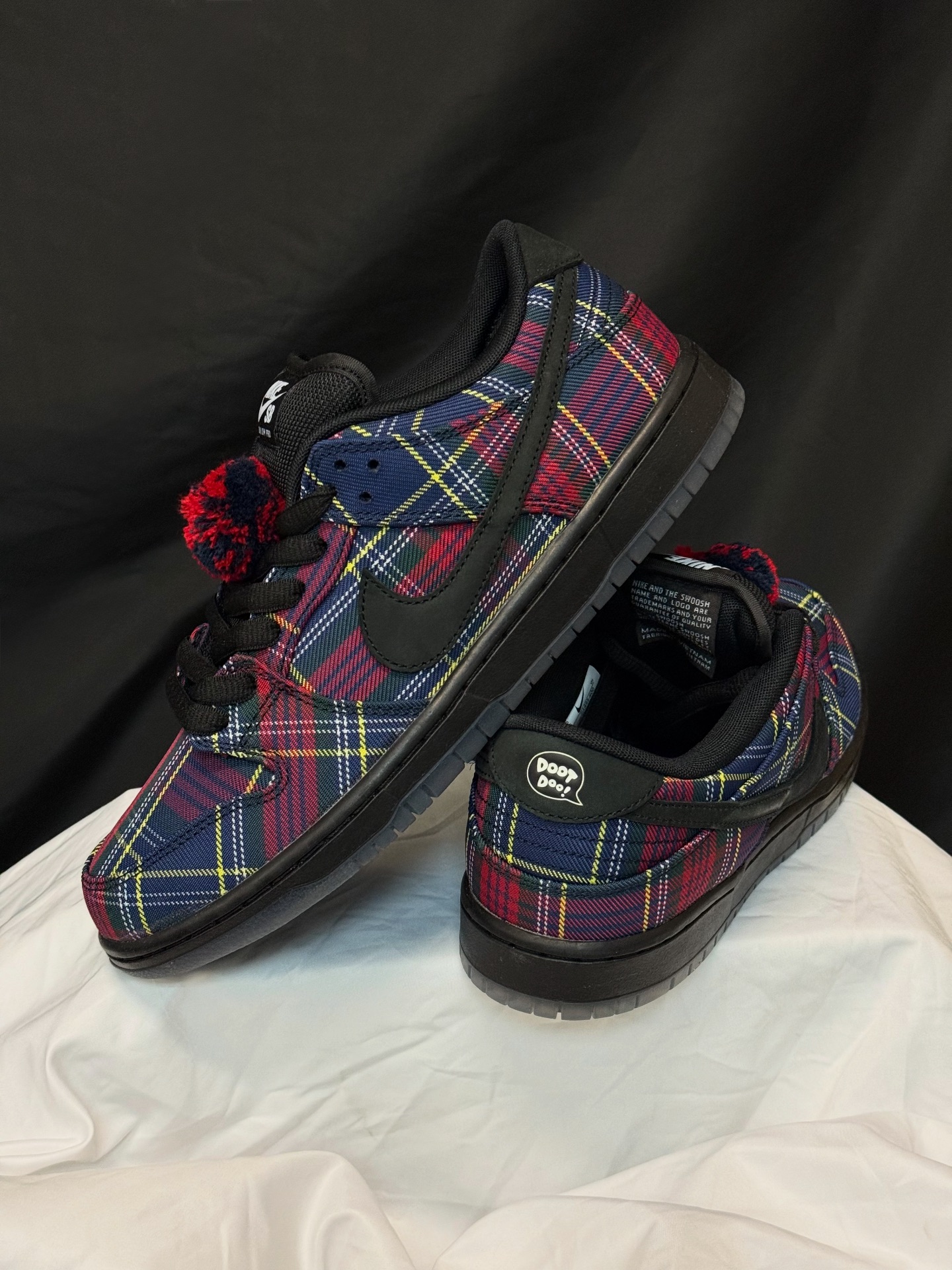 The @nikesb X @nardwuar Dunk Low releases 12/6 at 10 AM on 