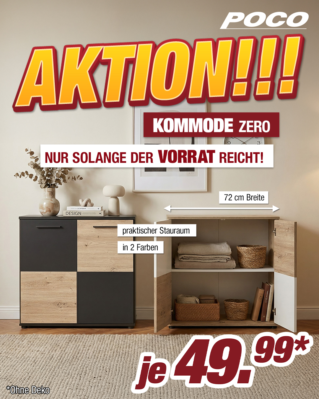 Die Kommode ZERO überzeugt mit klarer Form, kompaktem Design und praktischer Stauraumlösung auf kleinem Raum. Erhältlich in 2 Varianten – passend zu Deinem Stil ▷▷ https://fcld.ly/6gofcwj