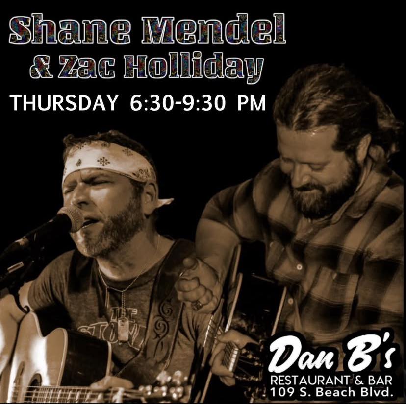 Dan - Live Music Lineup: Thursday Night is Steak Night and Shane Mendel ...