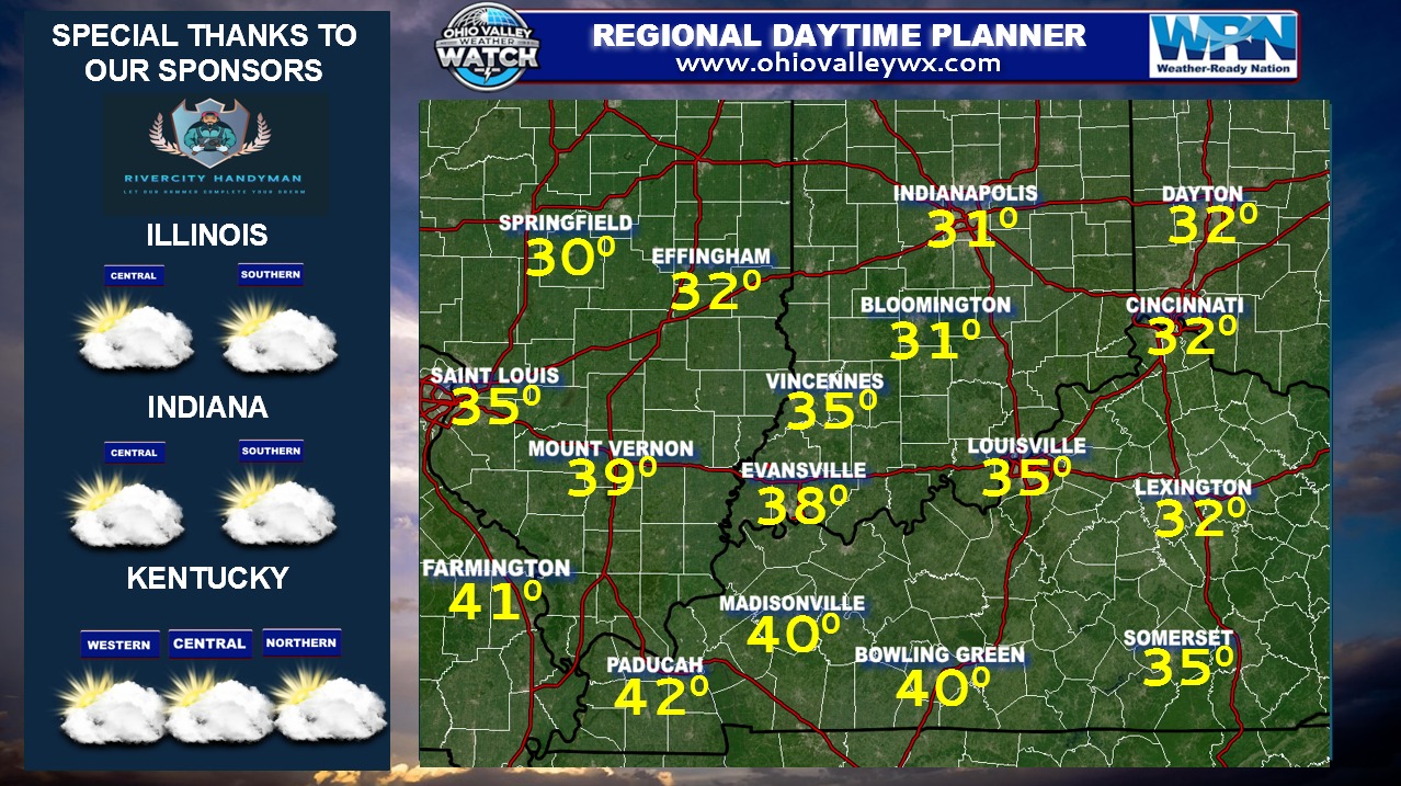 Regional Day Planner for:... - Ohio Valley Weather Watch | Facebook