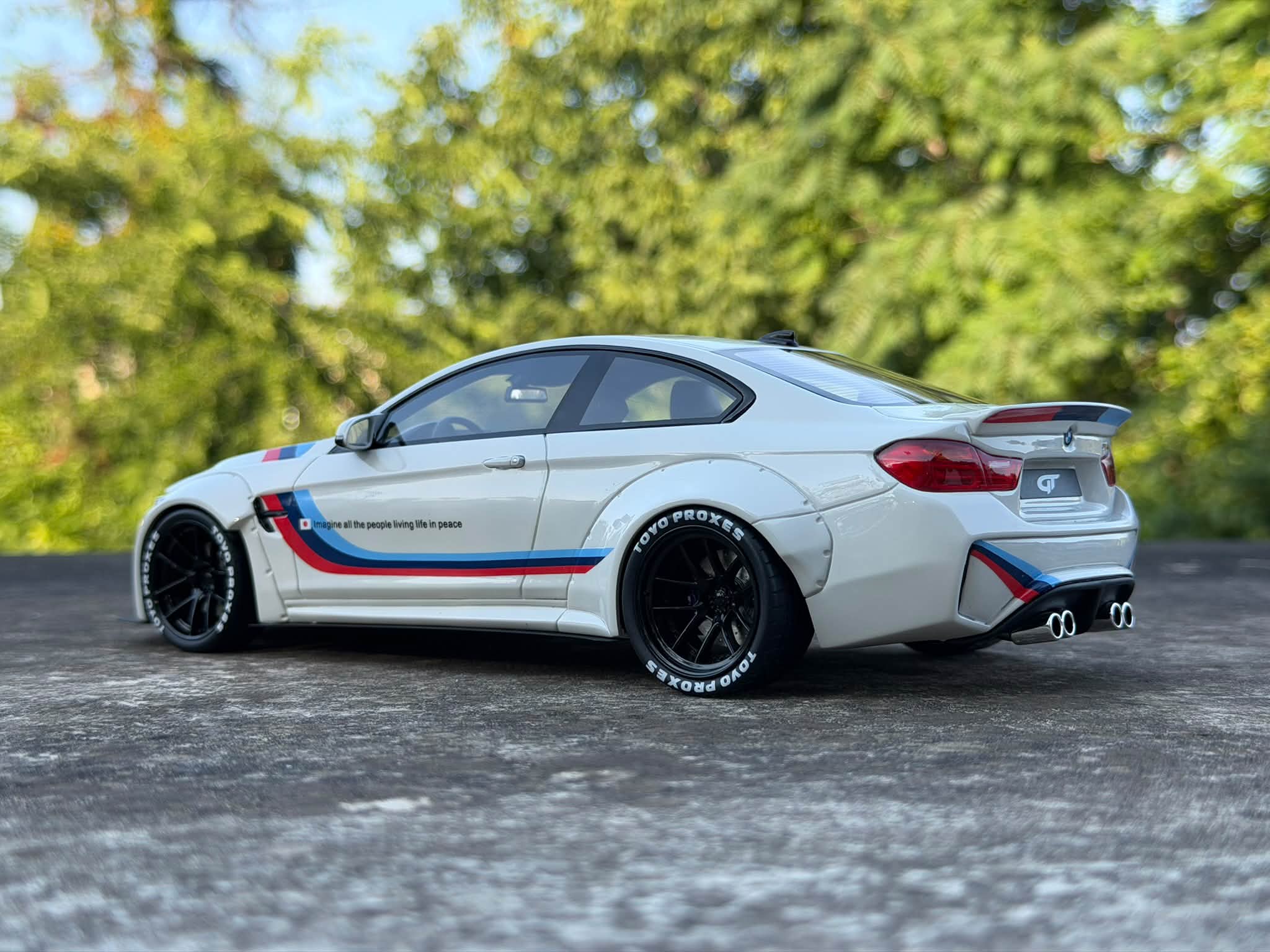 BMW M4 Liberty Walk by GT Spirit 1:18