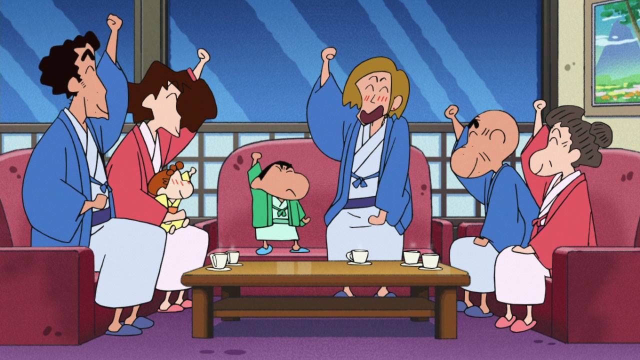 クレヨンしんちゃん 公式 今夜７時３０分からは クレヨンしんちゃん スキー場でチャラ男の恋を応援 Facebook
