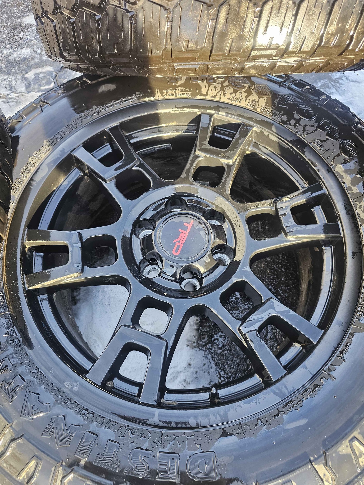 4 pneus Firestone Destination X/T + mags TRD Toyota - Car Wheels, Tires ...