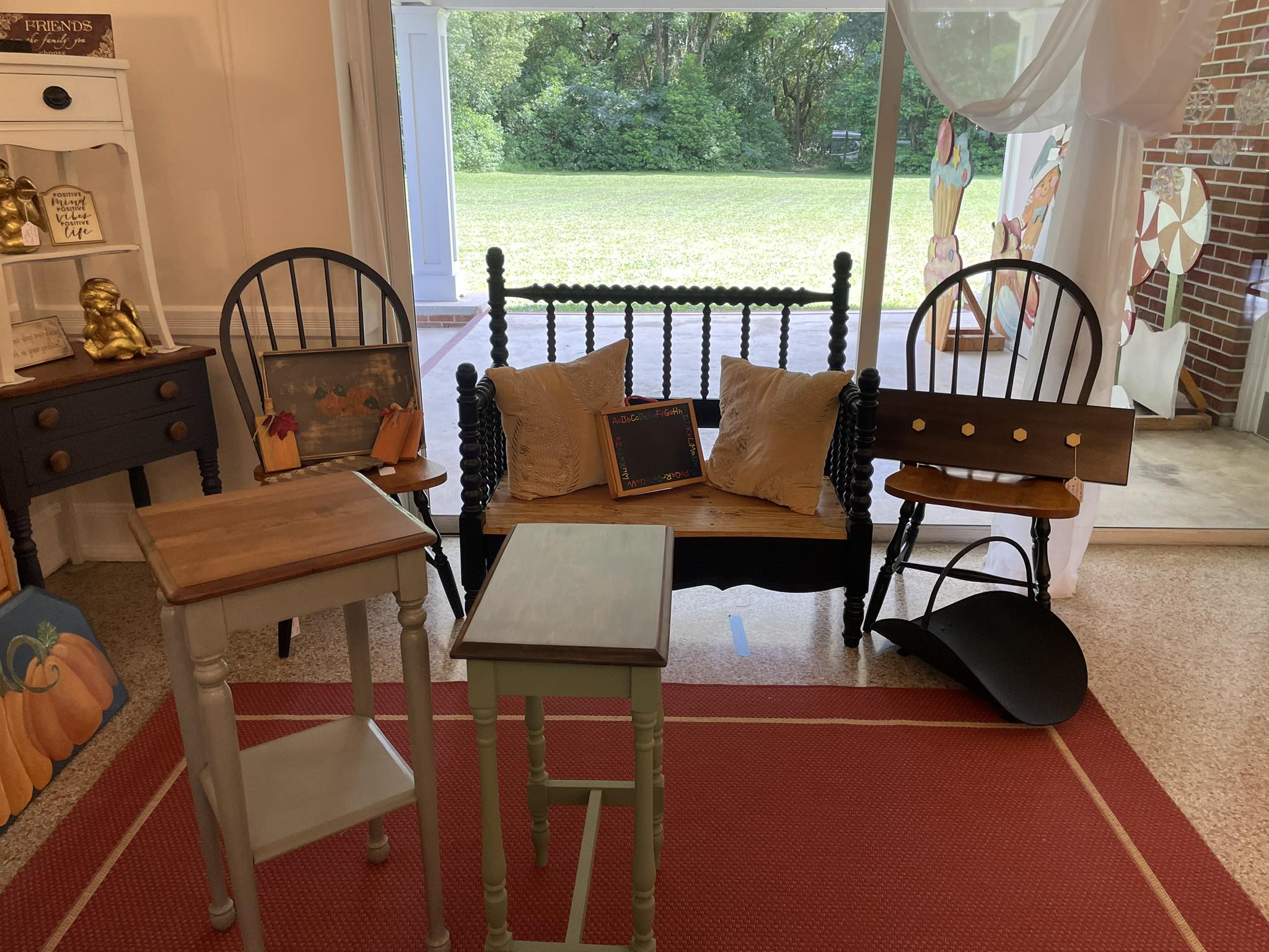 Picture Idea: Subject 2 Change Vintage Tea Table With A Pair Of
