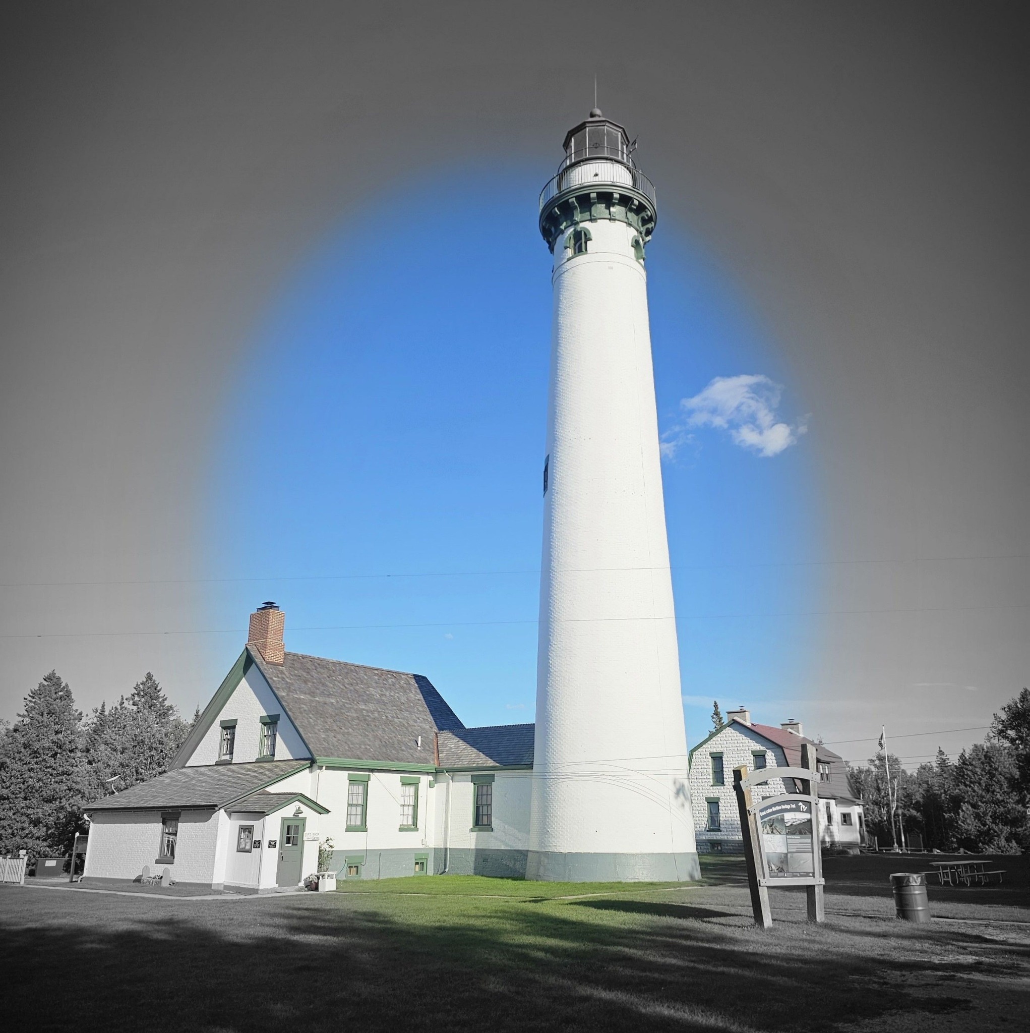 We made the trek out to Crisp Point Lighthouse — 20 miles of dirt ...