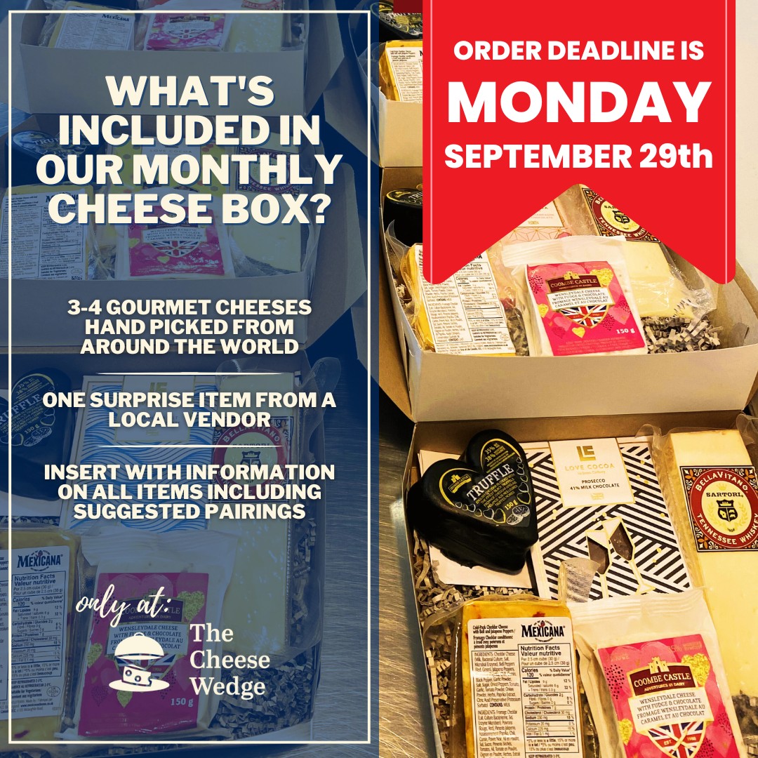 The Cheese - Have you ordered your October Cheesebox of the Month yet ...