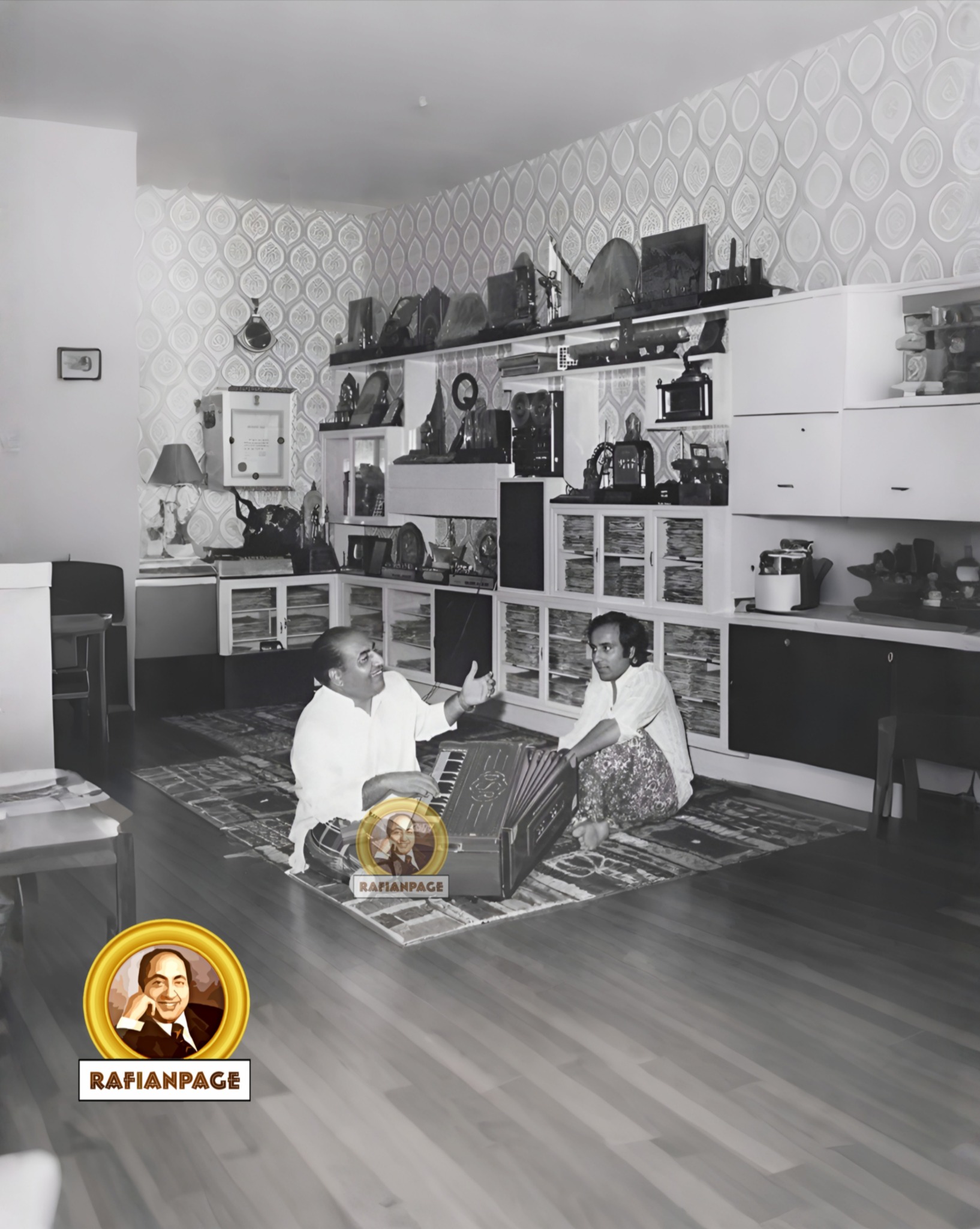 Rafianpage - A serene and heartwarming moment unfolds as Rafi Sahab ...