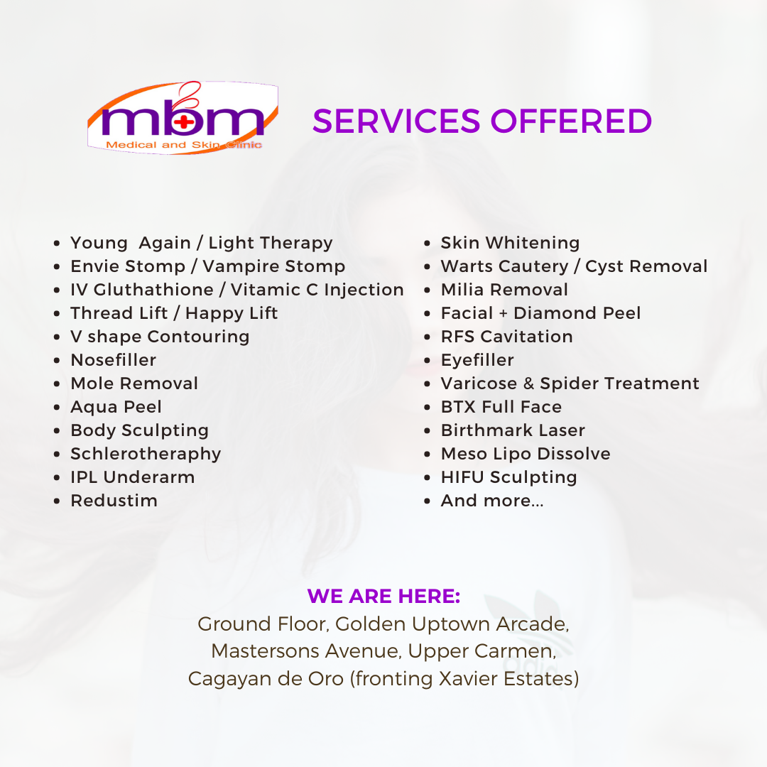 glutathione injection cagayan de oro MBM Medical & Skin Clinic liposomal technology