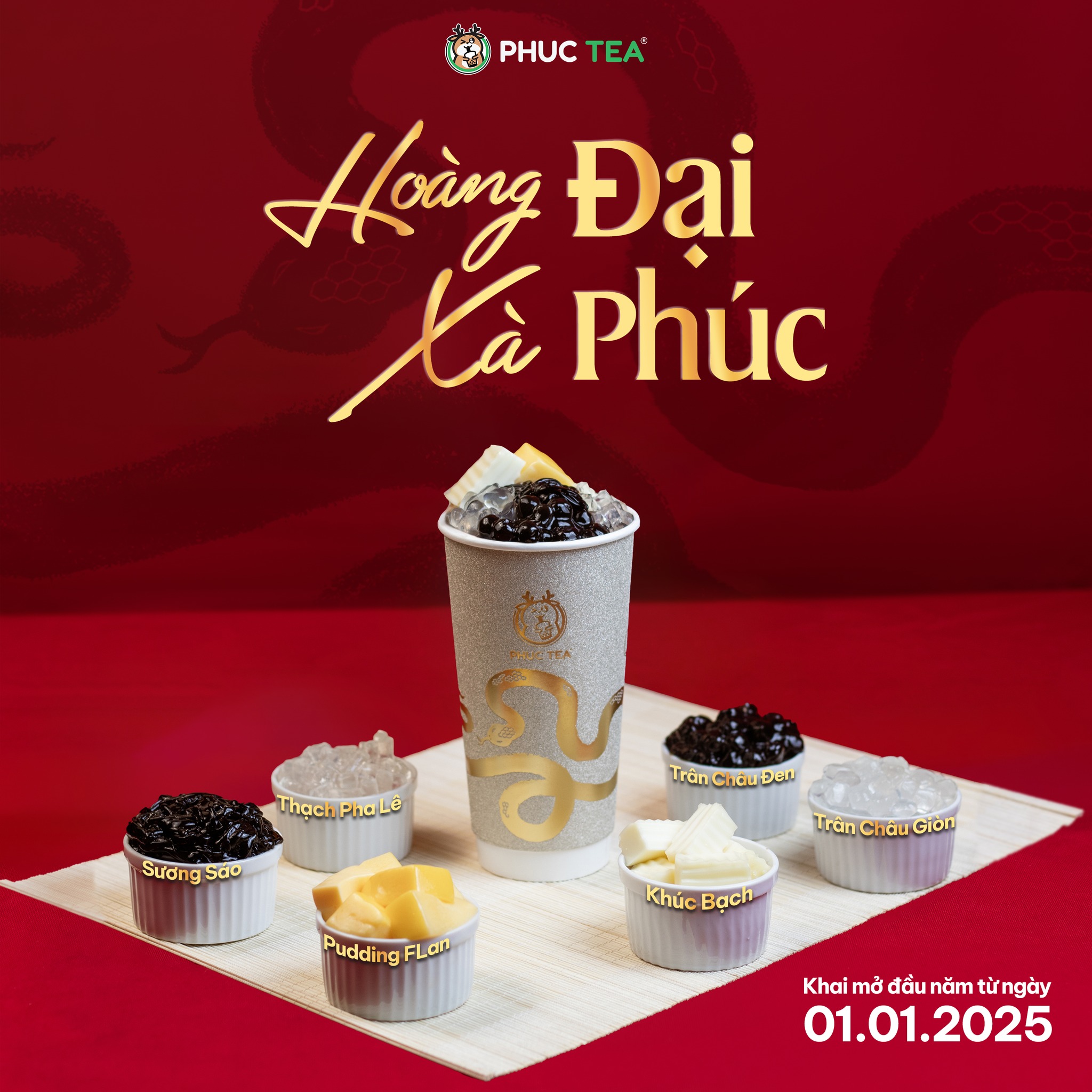 PHÚC TEA - CÙNG LY HOÀNG XÀ ĐẠI PHÚC RƯỚC LỘC ĐẦY TAY,...
