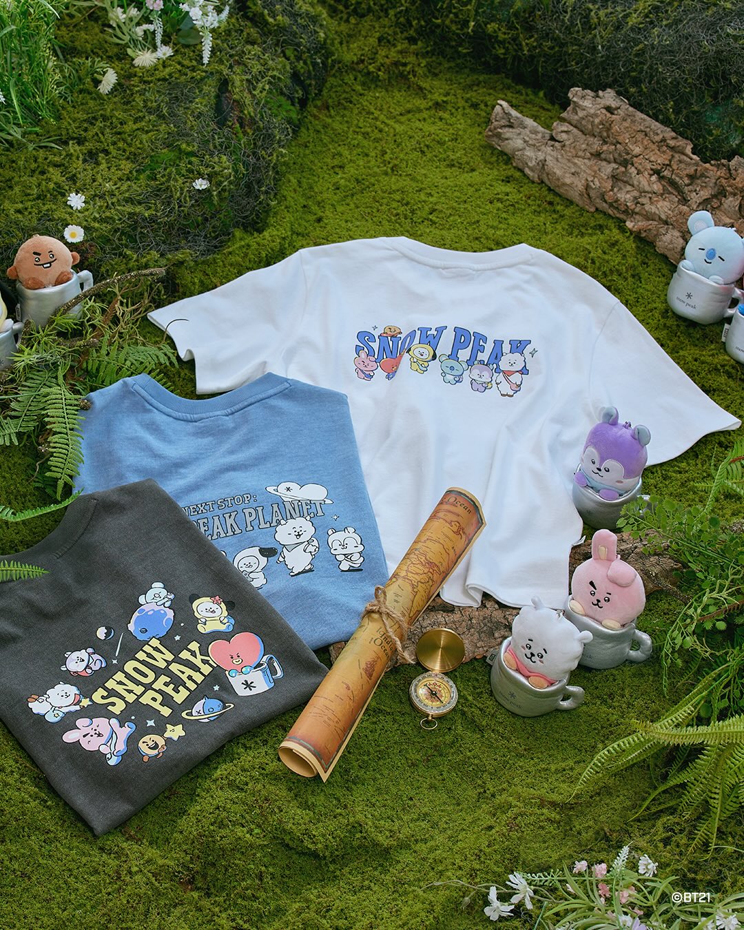 SNOWPEAK with BT21 Adventures in Nature Moments of exploration