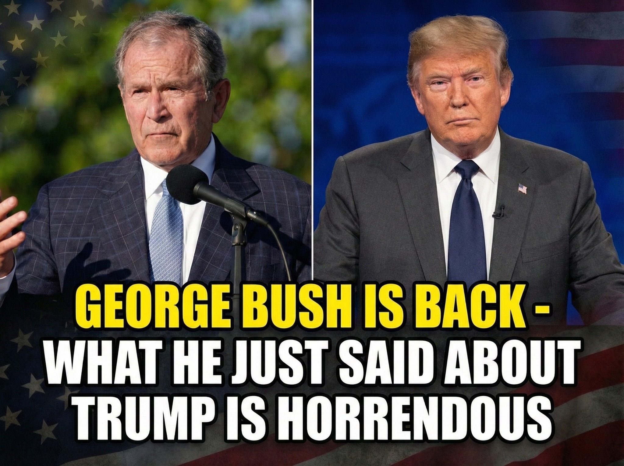 Simple - George Bush Just Went Public With a Stunning Message About ...