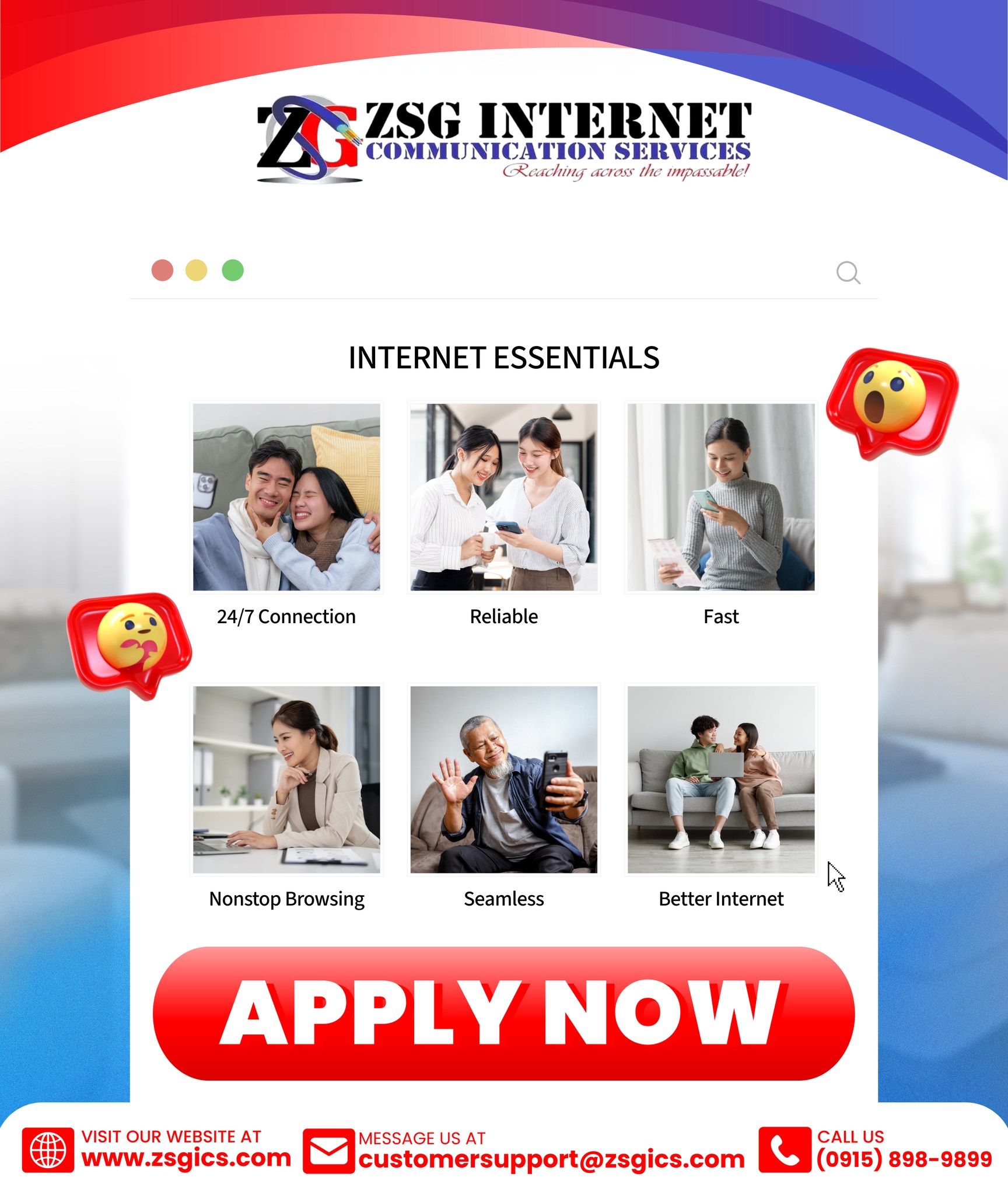 ZSG Internet Communication Services - Main | San Mateo