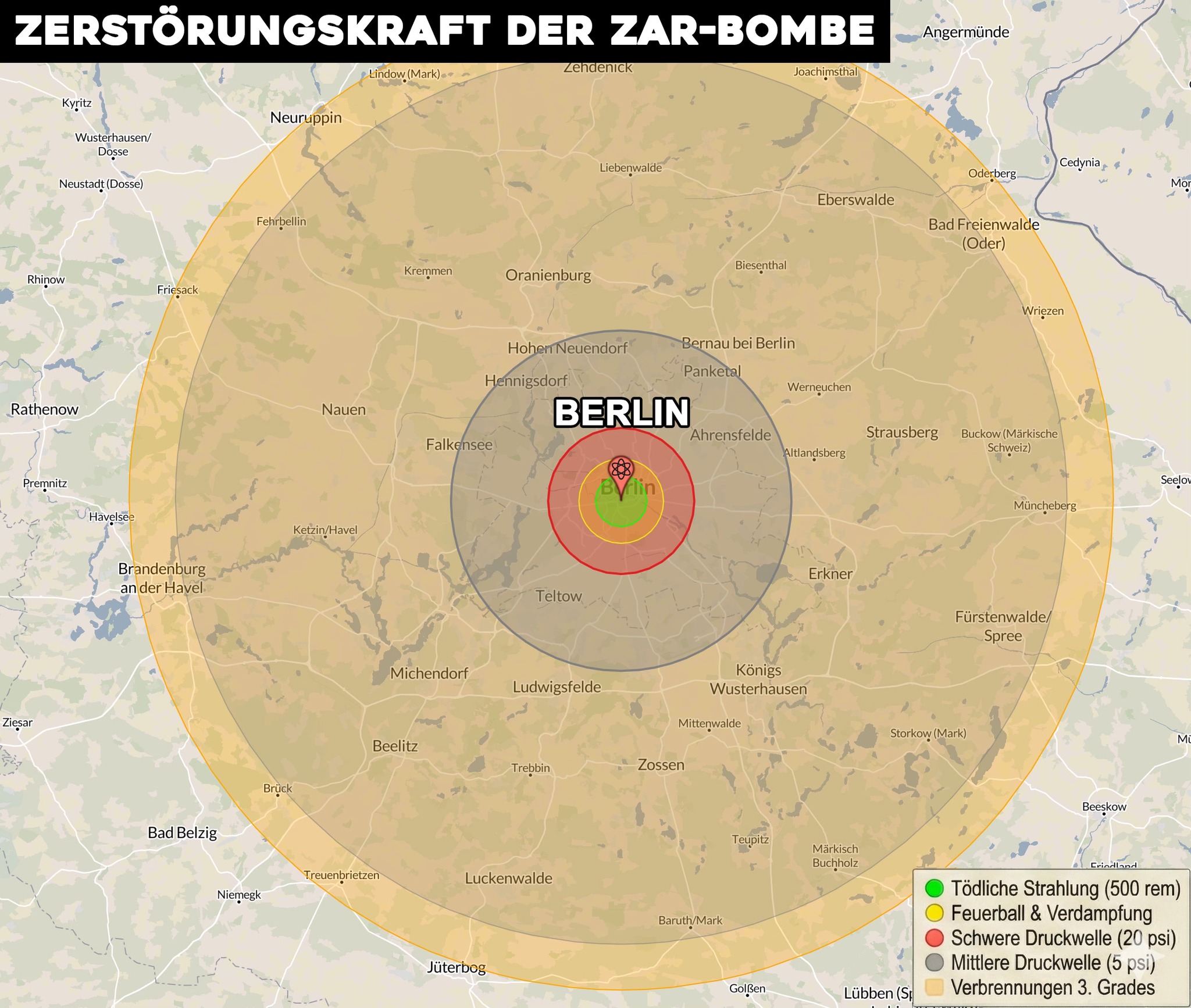 Astro-Tim - 1961 testete die Sowjetunion die mächtigste Bombe, die die ...