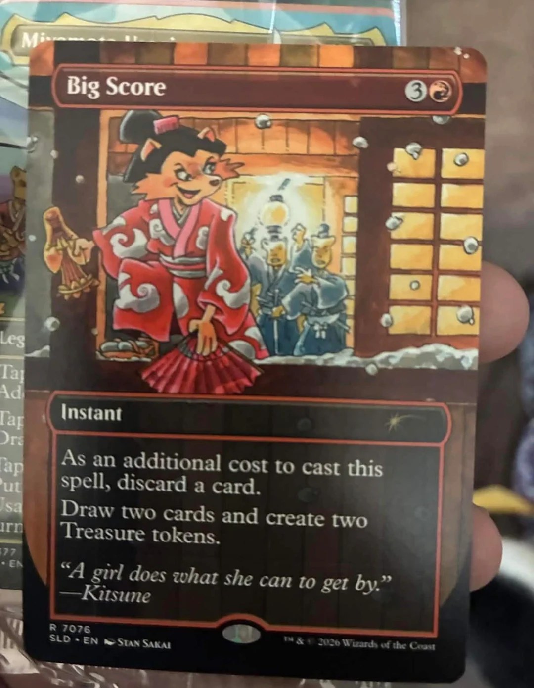 Stan Sakai's TMNT bonus cards for Magic: The Gathering