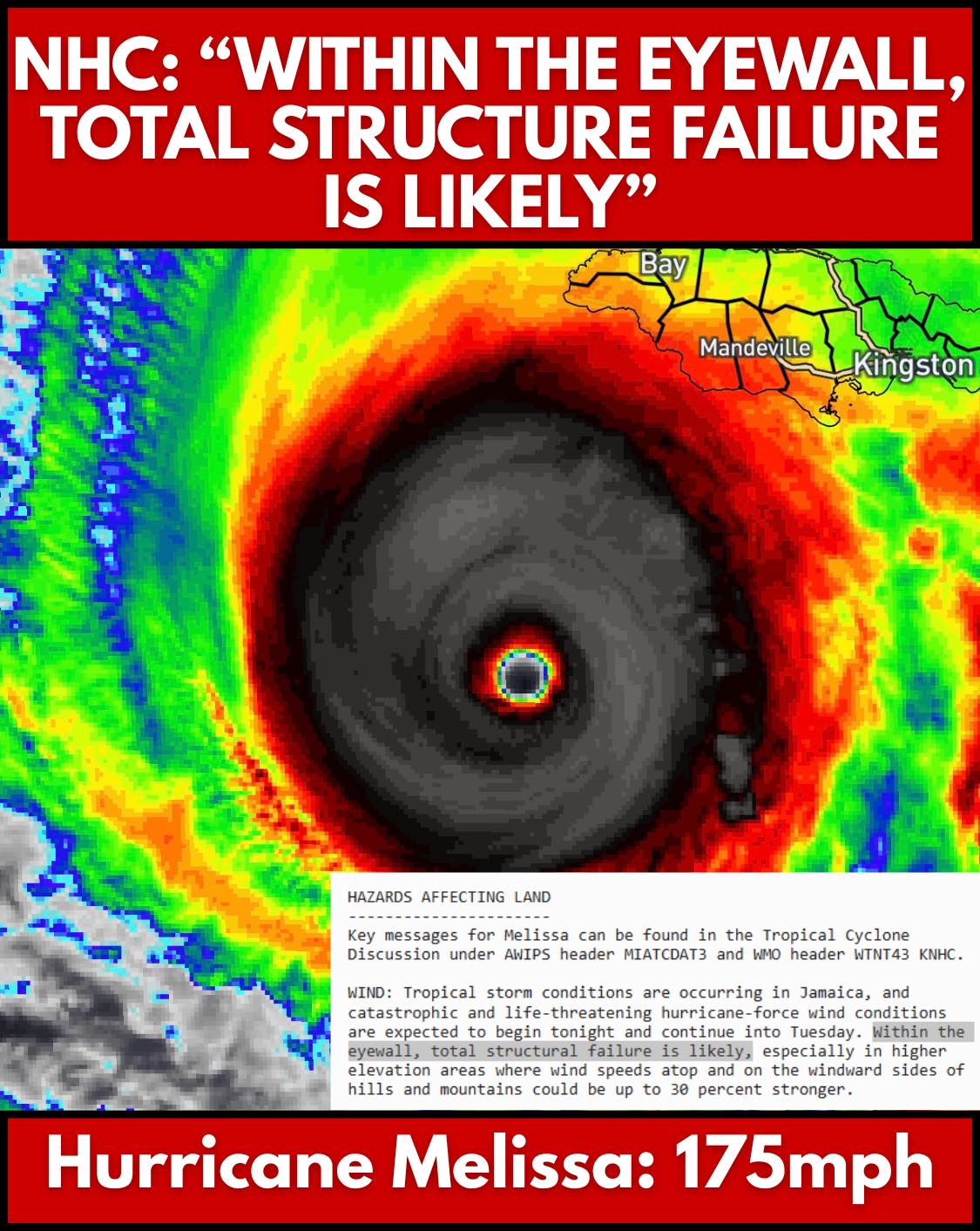 WARNING GIVEN BY NHC‼️:... - Storm Chaser Stephen Jones | Facebook