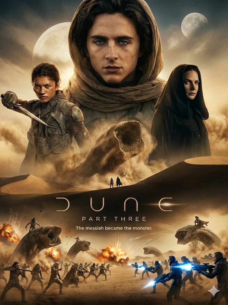 The Film - 🎬 DUNE: PART THREE 👉𝙒𝙖𝙩𝙘𝙝 𝙢𝙤𝙫𝙞𝙚: https://t.co/YnGX0lc4sp 🏜 ...