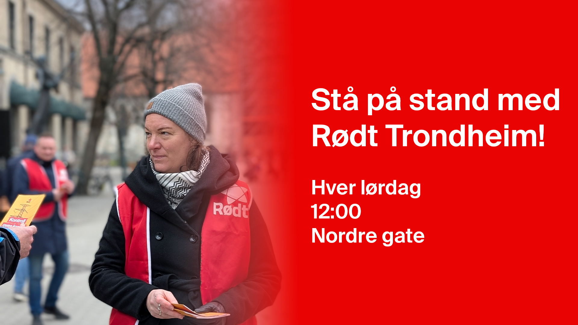 Valgkampstand med Rødt Trondheim!