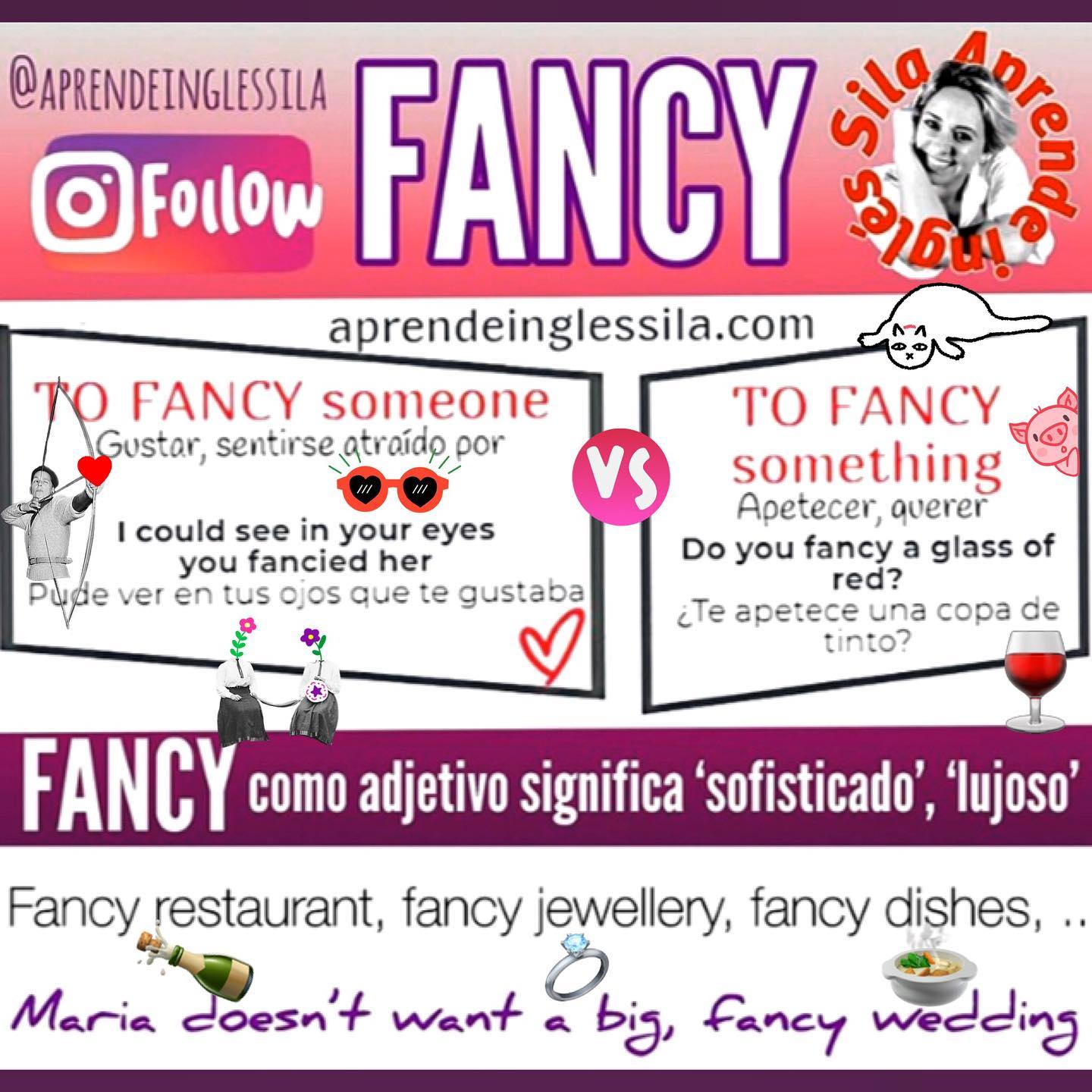 Algunos significados de ‘FANCY’...... - Aprende inglés-Sila