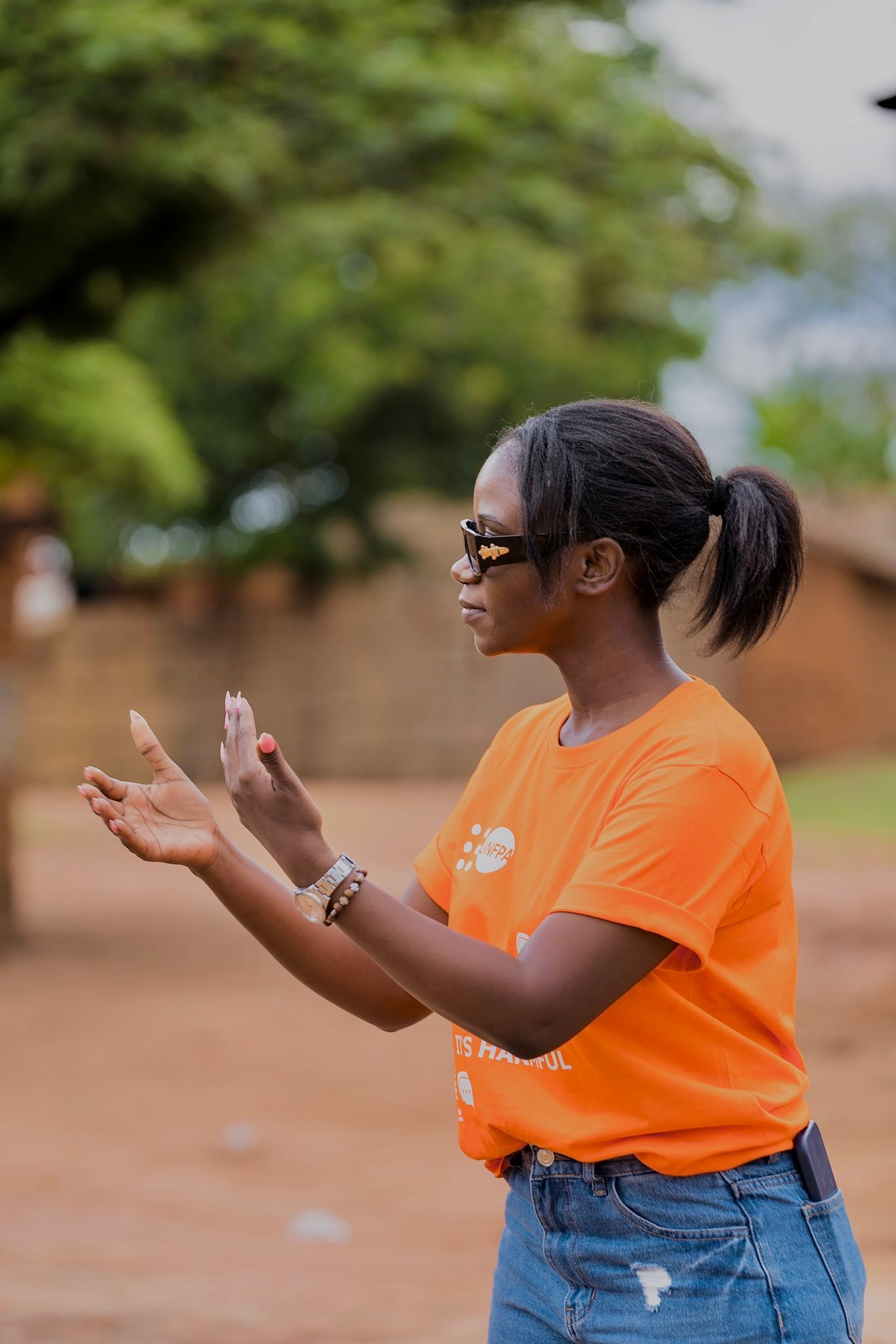 Sangie - Tayambapo tinali ku Mchinji with UNFPA Malawi... | Facebook