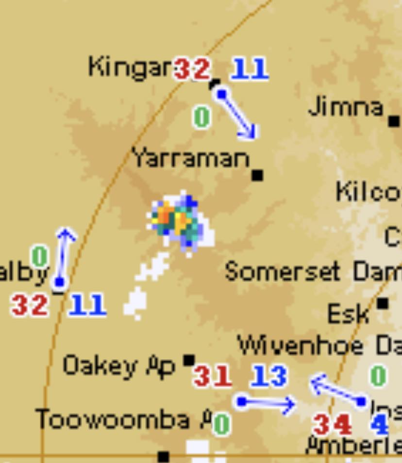 SEQ - We have our first cell of the day trying to popup on radar | Facebook