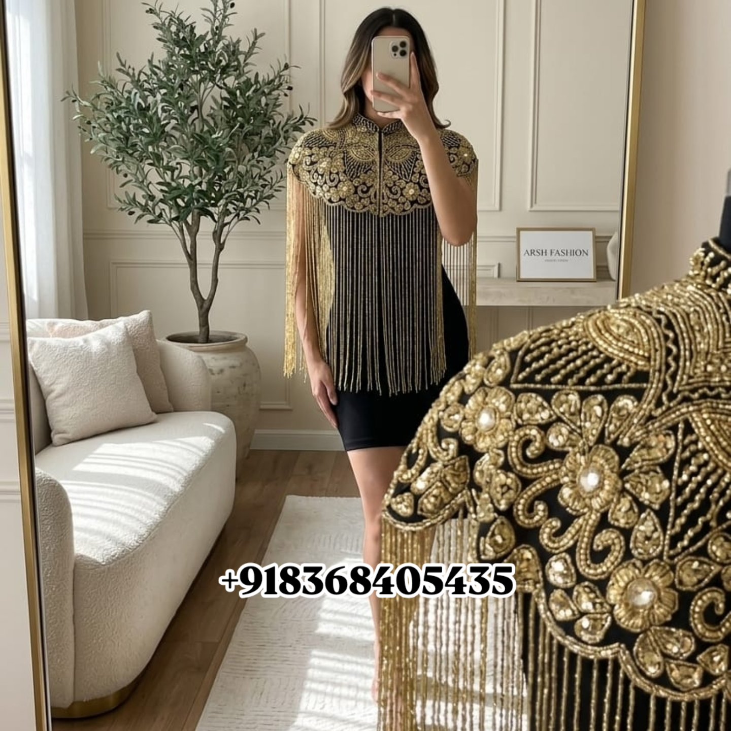 gold shrug for dresses Luxury Hand-Beaded Fringe Cape Saree & Lehenga | Elegant Floral Embroidery Party Wear Poncho Jacket Overlay Glamour Gold Beaded Shoulder Capelet with Long Fringe Tassels FORMAL-DRESSES